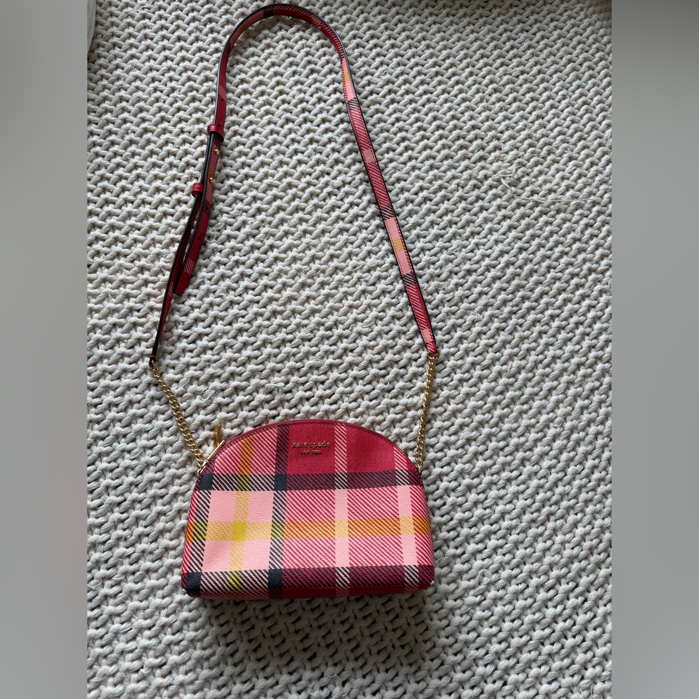 ♠️Kate Spade Morgan Plaid Crossbody♠️